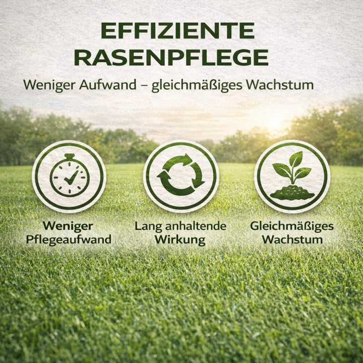 Anti-Moos Rasendünger 2kg - NPK 8-8-11 Frühjahr | GiDeli