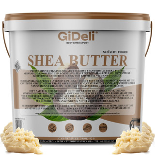 Sheabutter 20kg - Unraffiniert A-Grade Handgeknetet | GiDeli