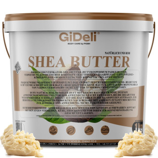 Sheabutter 1kg - Unraffiniert A-Grade Handgeknetet | GiDeli