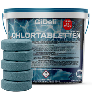 Chlortabletten Multifunktional 10kg - Poolpflege | GiDeli