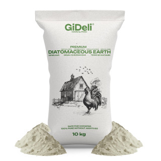 Kieselgur Hühner 10kg - Diatomeenerde Fein | GiDeli