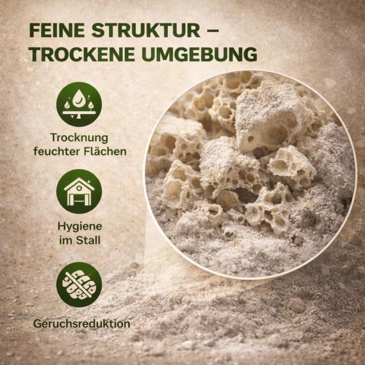 Kieselgur Hühner 10kg - Diatomeenerde Fein | GiDeli