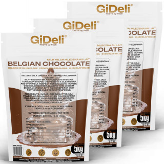 Belgische Schokolade 15kg - Kuvertüre Kakao | GiDeli