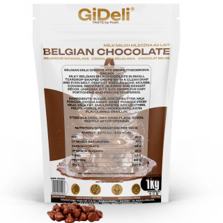 Belgische Schokolade 1kg - Kuvertüre Kakao für | GiDeli