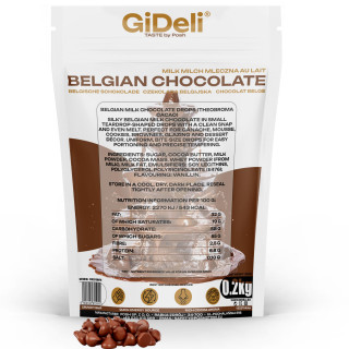 Belgische Schokolade 200 g - Kuvertüre Kakao für | GiDeli