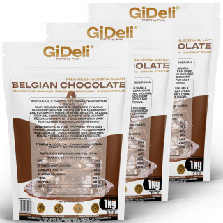 Belgische Schokolade 3kg - Kuvertüre Kakao für | GiDeli