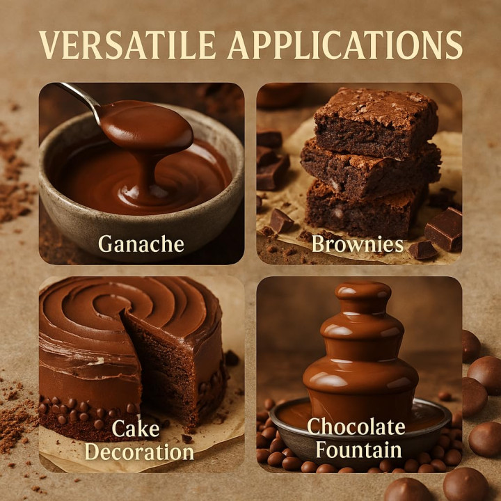 Belgische Schokolade 2 kg - Kuvertüre Kakao für | GiDeli
