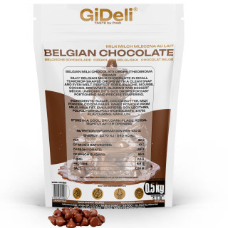 Belgische Schokolade 500g - Vollmilch Kuvertüre | GiDeli