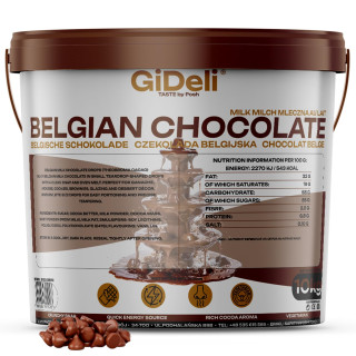 Belgische Schokolade 10kg - Kuvertüre Kakao für | GiDeli