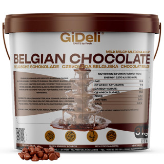 Belgische Schokolade 3kg - Kuvertüre Kakao für | GiDeli